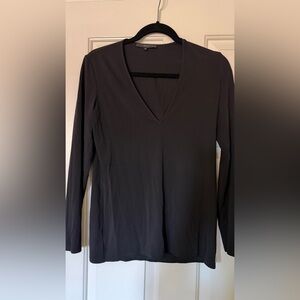 Gucci Black Long Sleeve V-Neck Top